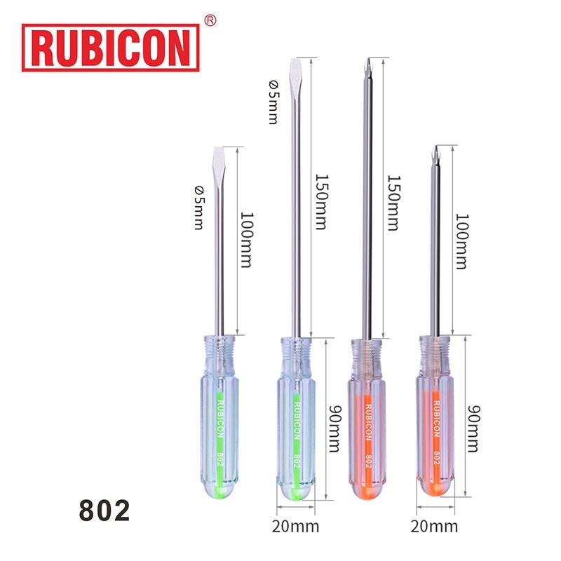 RUBICO罗宾汉螺丝刀强磁性不锈钢彩虹螺丝批十字一字起子802/801