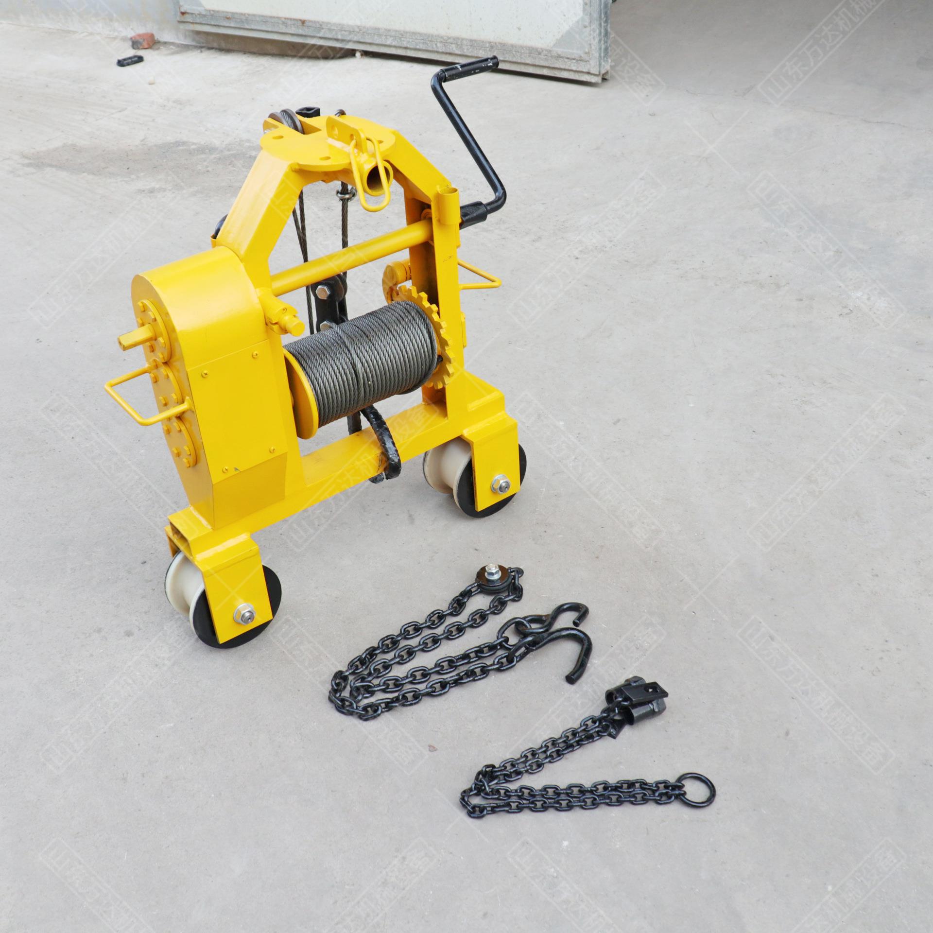 钢轨搬运车SDG-2A单轨运轨器多功能钢丝绳拉轨车绝缘轮拉运钢轨机