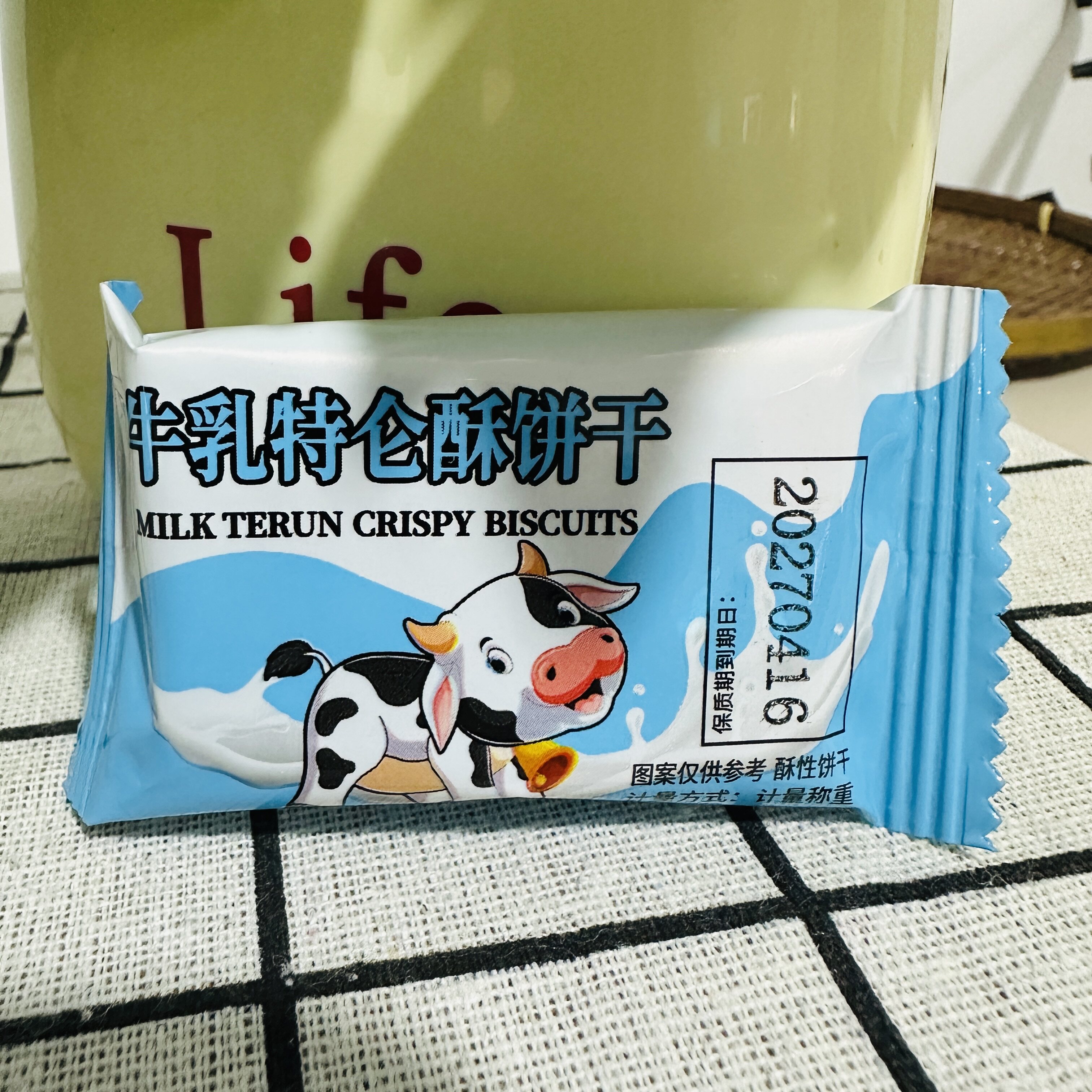 特浓老式牛奶特仑苏饼干