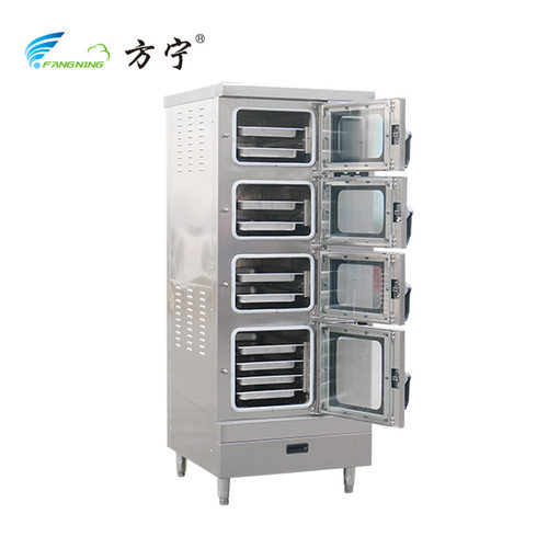 智能商用厨房设备方宁四门微压电蒸箱多门蒸菜柜 商用独立炖汤柜