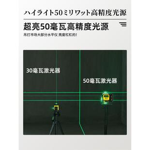 国际版红外水精平仪高度强光细激线户外线12线光自动/调平水仪