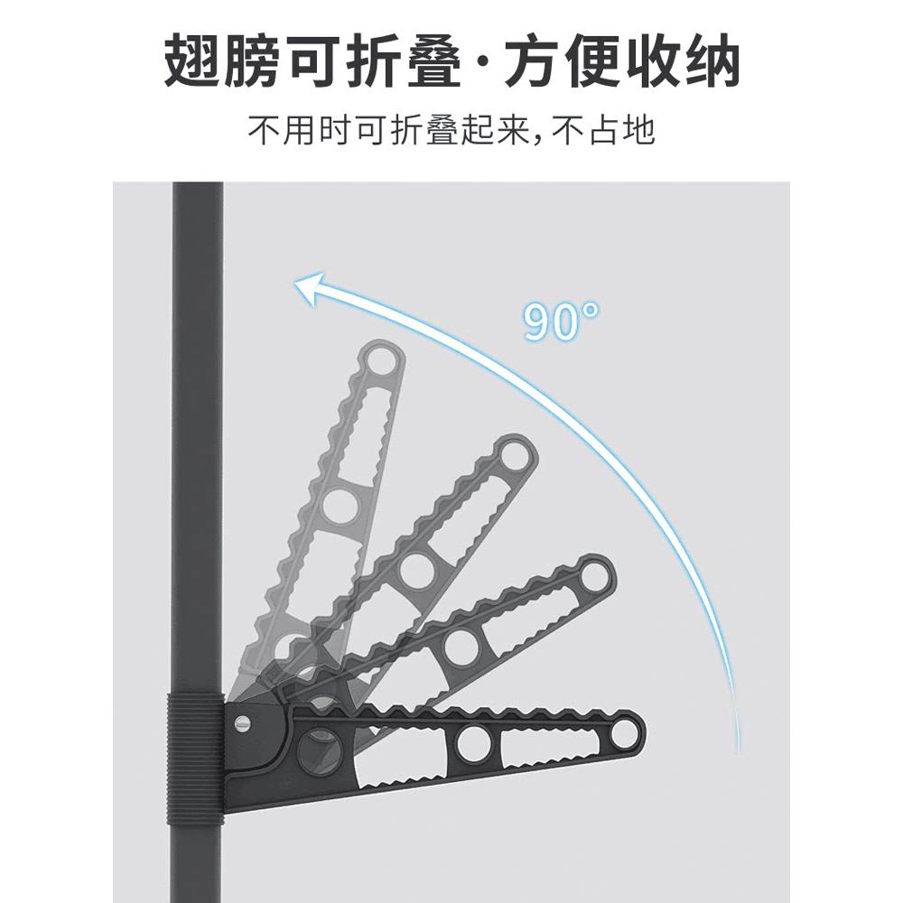 衣加粗厚新型折叠地顶天立晾衣架晒置架落地加折叠阳台室内家用简