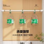 帘免打孔伸缩杆强承重窗杆超挑三拣四阳台晾衣杆伸杆缩免钉支撑申