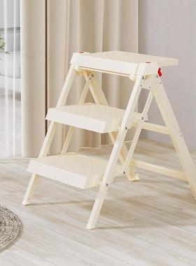 梯T7002B-T子用折叠家伸缩小型字轻便四步梯凳多能人梯踏功步爬梯