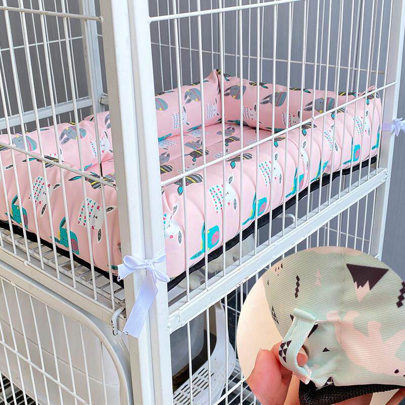 可固定猫笼子专用床四季窝通用猫咪用品夏不季猫粘毛防水垫子夏天