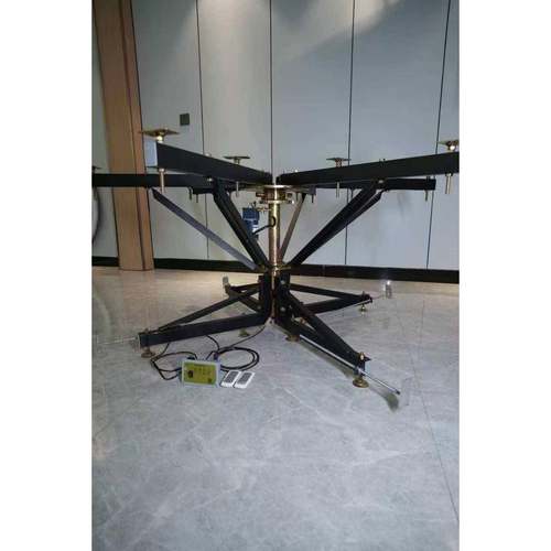 饭餐电桌电动钢支架转盘电动转盘SPS桌电动底店圆座动旋转底座