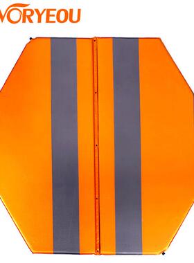 户外自LR-Q4725充气动可携式3-4人加垫厚野外露营防潮垫六角气床