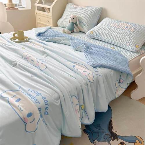 玉狗胶冰丝凉席夏被三四件套llj24..床单人宿舍季天乳夏空调软席