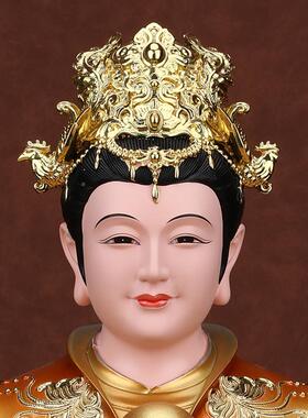 眼光娘娘像体ERE真身家供奉眼用光圣神母明目元君像居摆件树脂雕