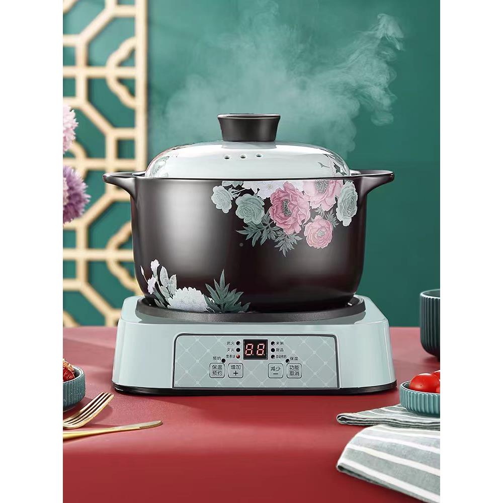 粥炖汤熬药多功煲能分体锅智能锅电砂炖汤锅家用全自动FT-07电炖