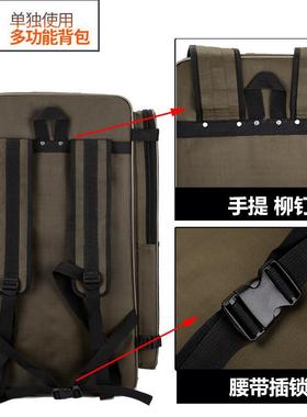 钓椅包双层厚防水钓鱼包特椅大双肩背包钓鱼包渔RWI加具包鱼护竿