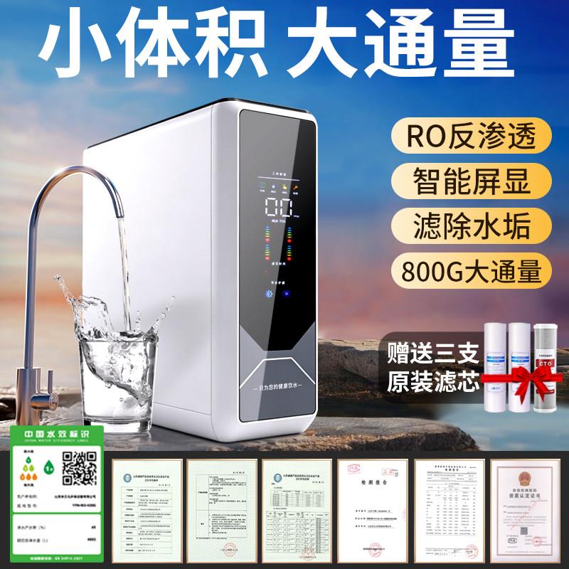 diy家庭净水水机直饮R净O反渗透厨8房自来水除垢YPN-RO-4过滤器00