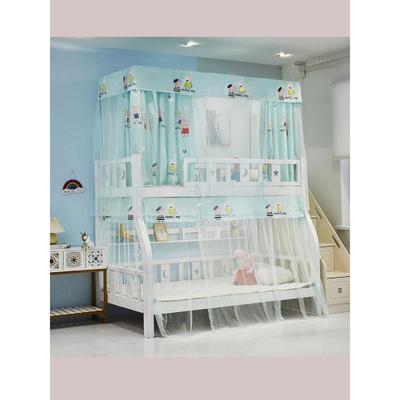 子床梯上下蚊帐家床用上下铺形下铺1.CQK21.5米双层高低母儿童高