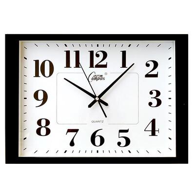 康巴石英钟6833方形时钟丝万静音时尚简挂表约创意客厅卧室年历表