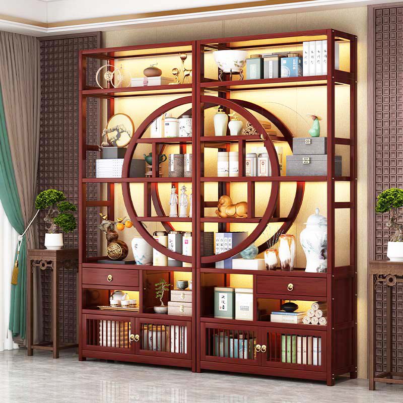 博古架茶叶展示柜茶柜茶具收纳柜