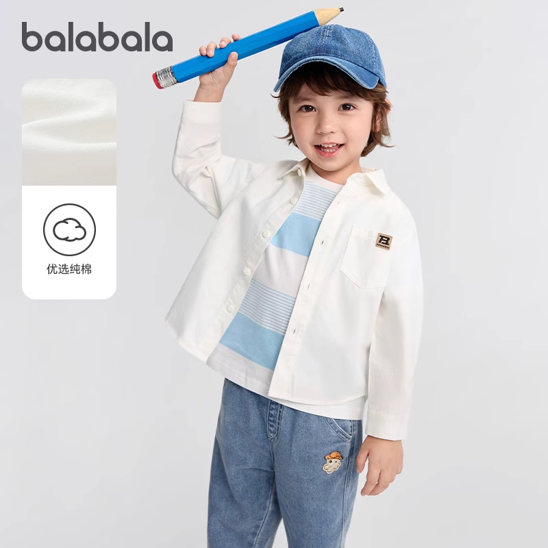 巴拉巴拉balaone衬衫男女亲子款