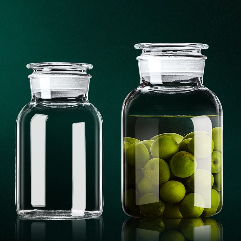 速发泡梅玻璃瓶密封存酒高硼硅青酒杨梅果瓶酒空瓶酒坛酿酒罐容器