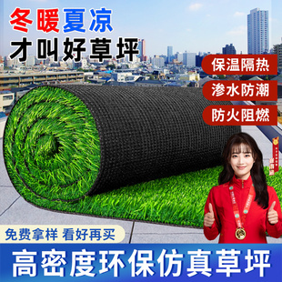 速发草地屋顶隔热防晒塑造草皮坪垫户外台装饰人料地毯草垫铺地