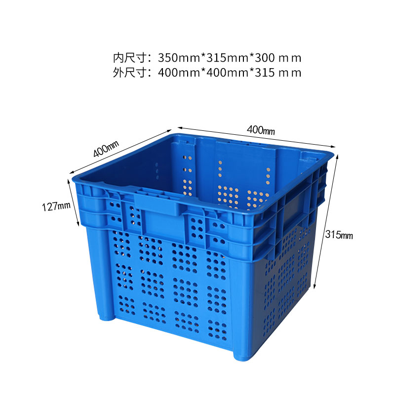 速发400*40框*0塑料错位筐正方形胶框子号筐大0子50*50*00筐