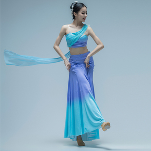 速发傣族服装 艺考舞习演出服民族风练蹈包孔裙臀雀舞彩云之南