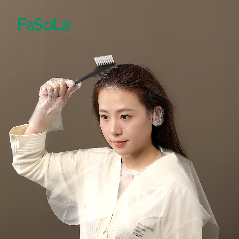 速发Sa一次性染发套耳工具一罩性围布家用披肩刷子装次烫染用品