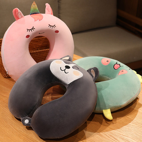 速发u型枕护颈飞枕睡枕记忆棉枕脖枕u形机头睡觉头枕靠枕脖子午睡