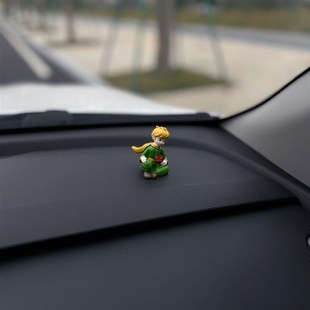 速发小王子与玫瑰花车内迷你饰品汽系小摆件车载暖心车中控台装饰