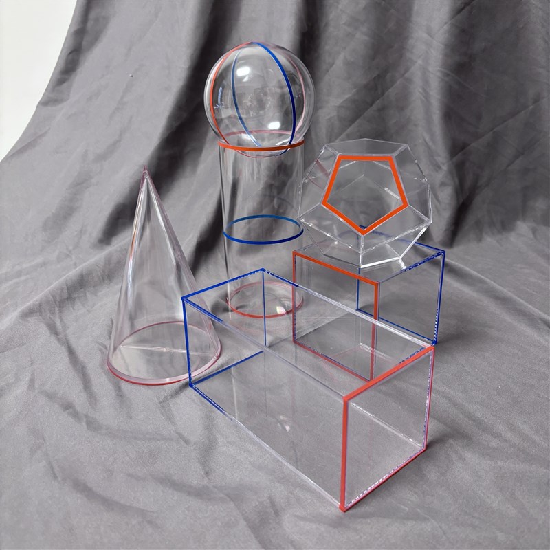 速发素描几何体透明石膏模型几何体教具美术老师画室少儿机构培训