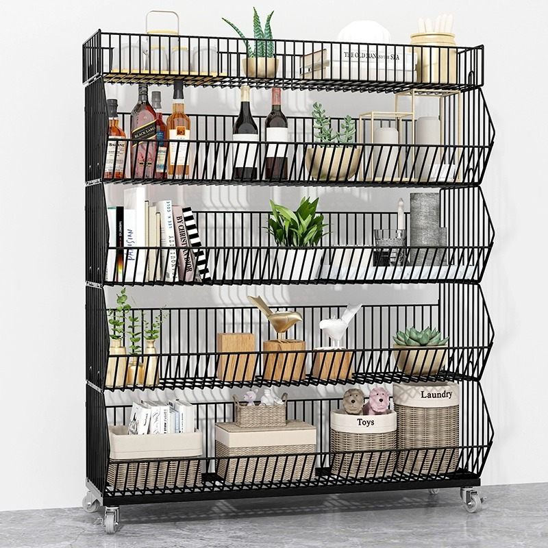 速发零食店架斜口篮超市商店小卖部便利店货架玩具药货示物架展置