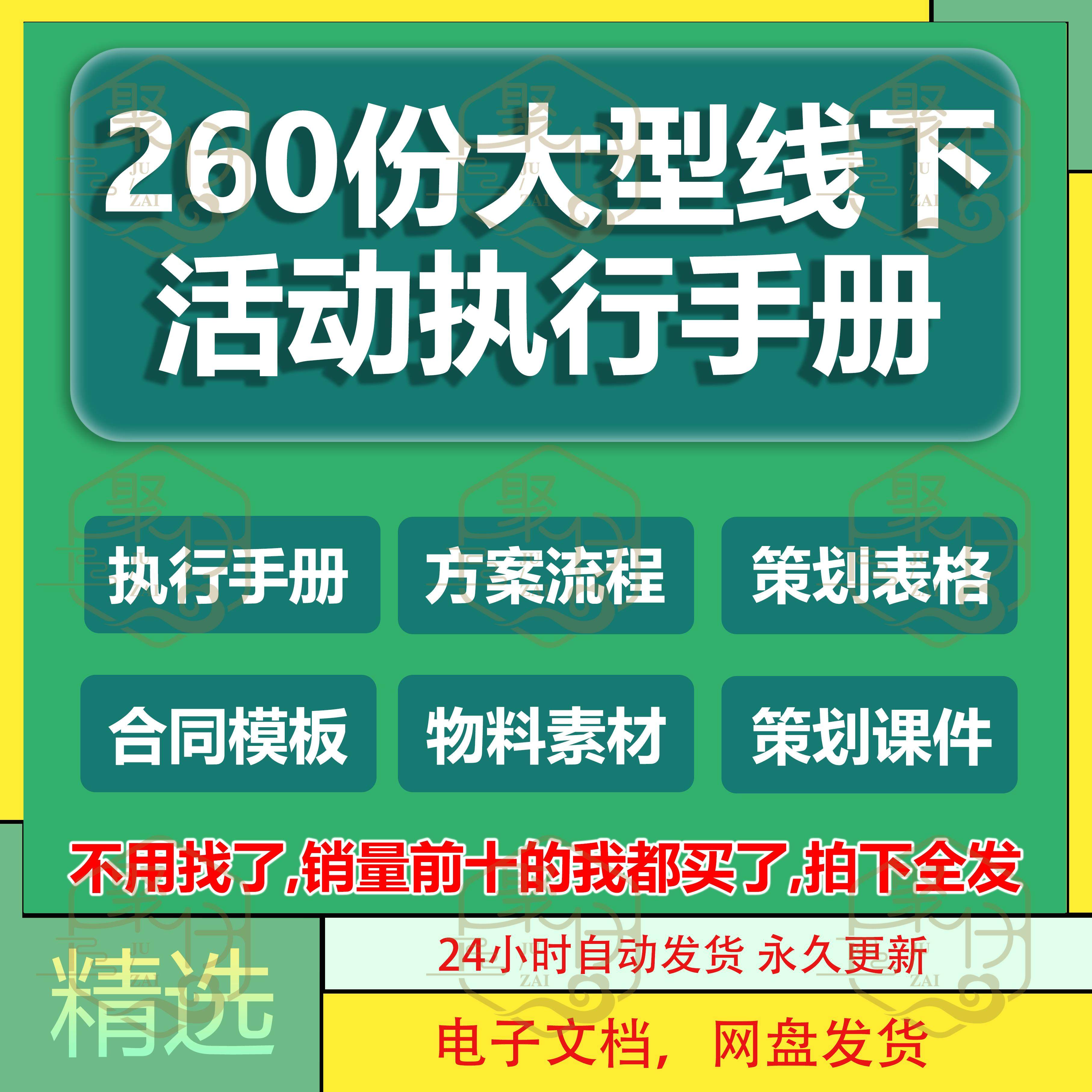 大型线下活动策划执行方案方案会务流程合同对接单SOP模板表素材