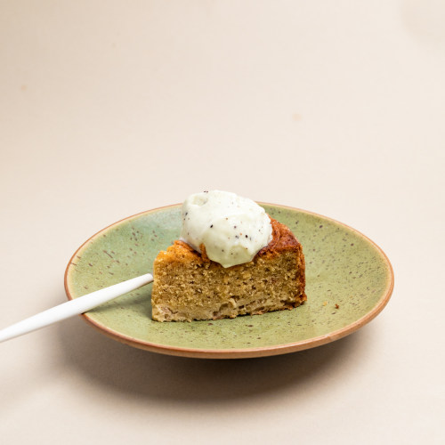 陶瓷盘家用窑变8英寸深盘创意绿色菜盘甜品点心盘餐厅圆形陶土盘