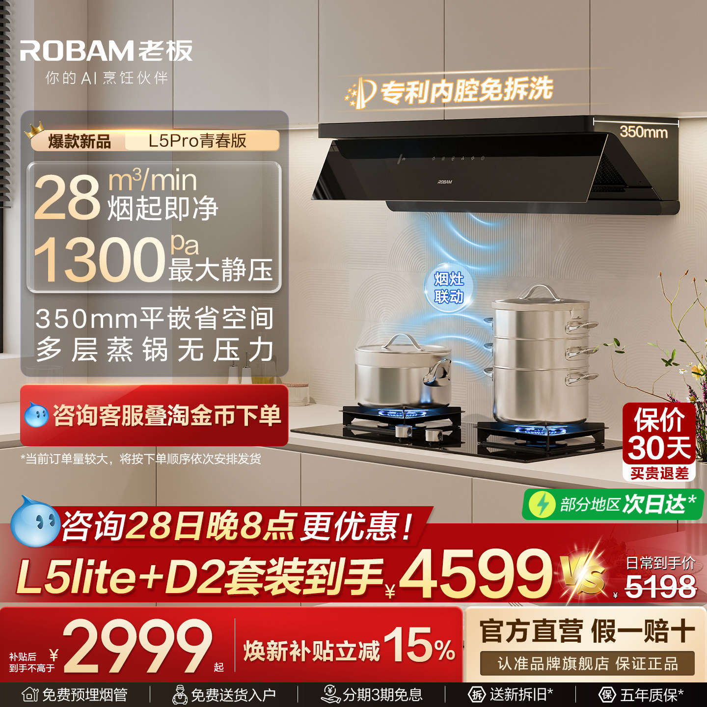 老板L5Pro青春版/L1咨询下单有礼图片