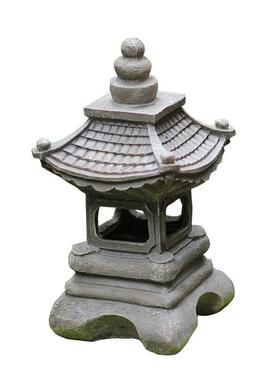 户外落地日式庭院装饰宫灯石灯花园别墅室内创意摆件禅意景观