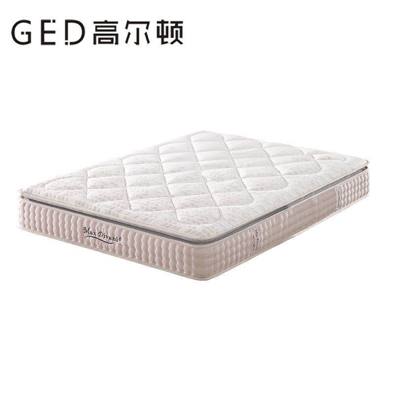尔顿席梦思乳胶床垫偏软独立弹簧床垫家用记忆棉床垫工厂