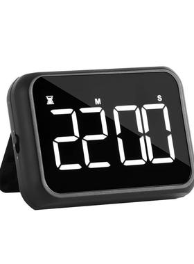 可电大Y屏LED液晶电子定时时提醒闹钟厨房烘焙倒计器F501计充时器