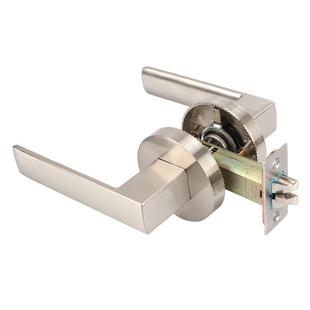 无钥匙三杆式通道锁把手消防门过道锁酒店足浴无反锁三杆执手门锁