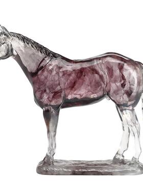 马工艺品家摆客件创意居动2021/3物品中式厅玄关装饰开业乔饰迁礼