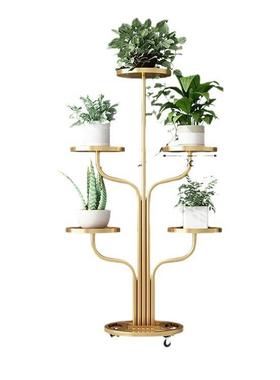 花29105架客厅理石新款轻奢高花约级室内置物架简阳台盆栽阳大台