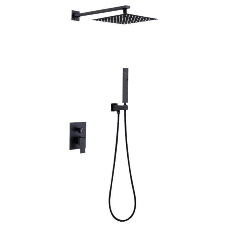 墙全铜黑色暗家装入式0465浴花洒套装淋热熔嵌入式用预埋式冷热水,家装主材,普通花洒套装,淘宝优惠券,粉丝福利购,淘宝优惠卷