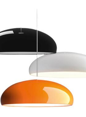 现代简约意大利餐厅灯客厅卧室书房店铺商场茶室橙色LED装饰吊灯