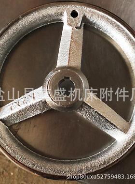 M轮1内丝手轮机床手轮VIN20寸铸铁圆-形手轮电镀波纹镀铬手2M8M10