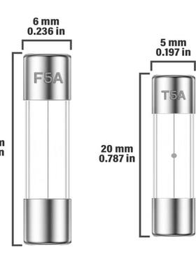 200件快慢玻璃832保险丝组合套件X20MMX3TF16A2A55A10A15A200A
