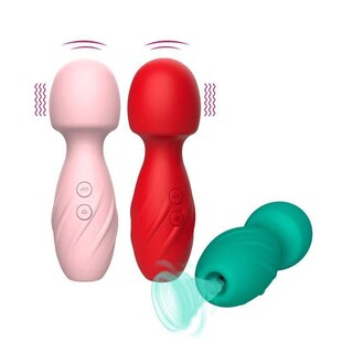 Massage Vibrator Body Toys Masturbator Handheld Mini Sucking