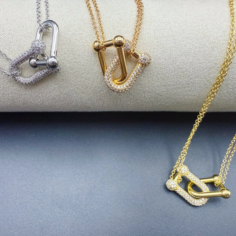 「OR原创设计」所见即所得!实拍!马蹄扣项链|如和图片不一致包退!