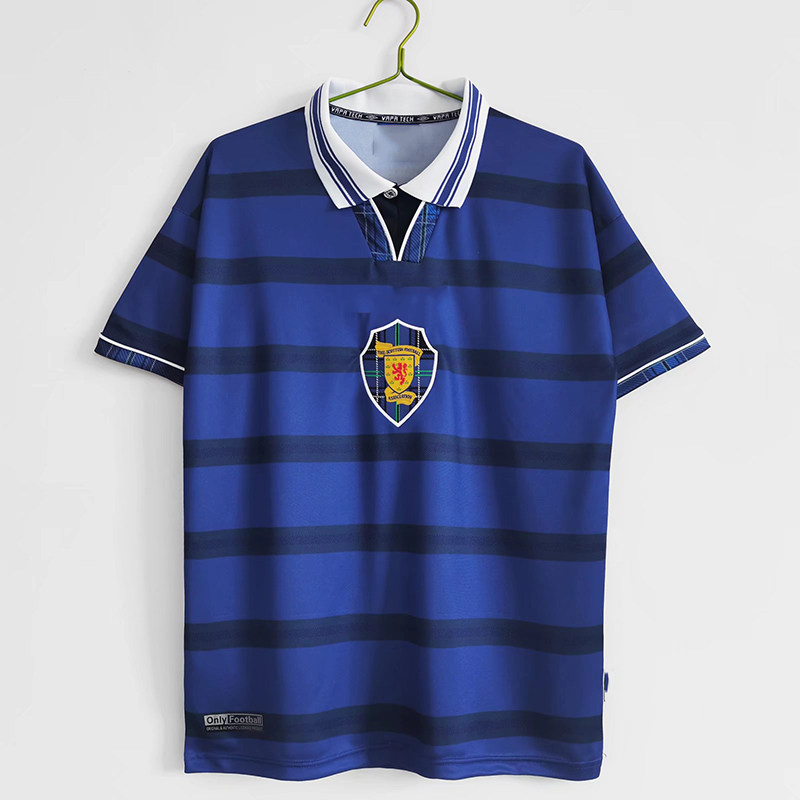 thumbnail for Scottish Classic Vintage Football Jersey 2002 Home & Away Short Sleeve Jersey 1986 Old Style, 82 Fan Edition 1994