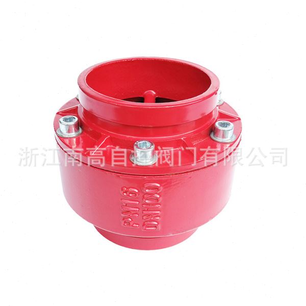 卡套式向阀 HC81X-25Q消声止回阀 卡箍式铸铁逆止阀