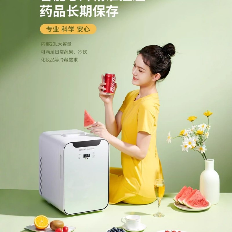 速发迷你小冰箱小型家用车载冰箱学生宿舍冷藏冷冻冰柜