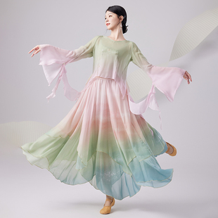 速发舞蹈练功服上衣高级古变渐体舞舞演出服中国古典舞形典服装