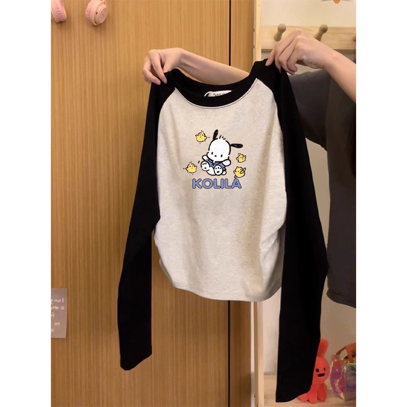 品牌清仓特价撤柜清仓女童长袖t恤纯棉春秋装女孩上衣卡通打底衫