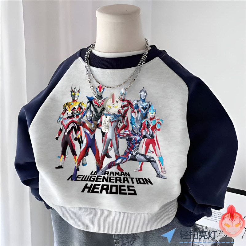 品牌折扣特价撤柜童装男童加绒长袖卫衣帅气儿童春秋冬中大童上衣